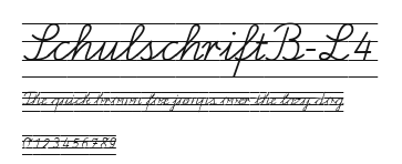 SchulschriftB-L4 Preview