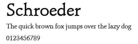 Schroeder Preview