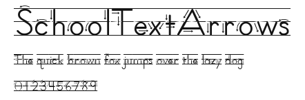 SchoolTextArrows Preview