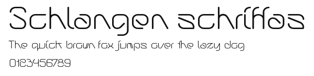 Schlangen schriftas Preview