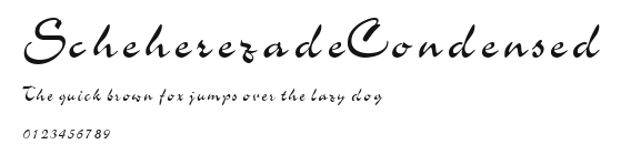 ScheherezadeCondensed Preview
