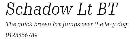 Schadow Lt BT Preview