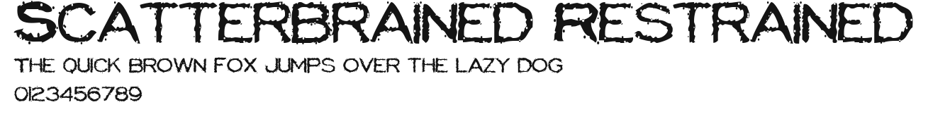 Scatterbrained Restrained Preview