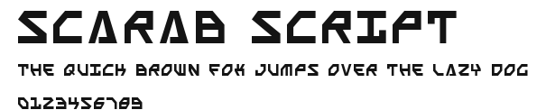Scarab Script Preview
