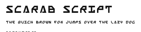 Scarab Script Preview