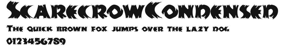 ScarecrowCondensed Preview