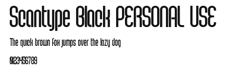 Scantype Black PERSONAL USE Preview