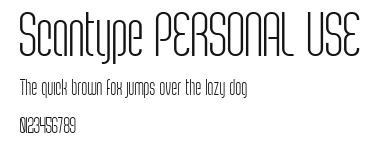 Scantype PERSONAL USE Preview