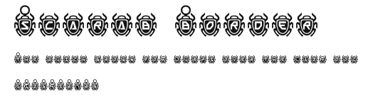 Scarab Border Preview