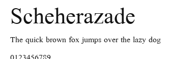 Scheherazade Preview