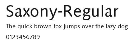 Saxony-Regular Preview