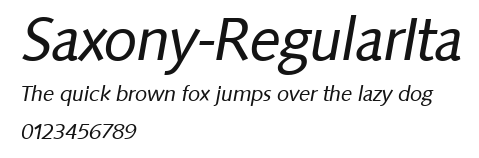 Saxony-RegularIta Preview