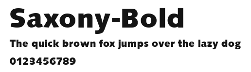 Saxony-Bold Preview