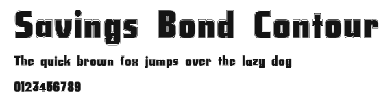 Savings Bond Contour Preview