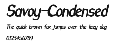 Savoy-Condensed Preview