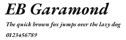 EB Garamond Preview
