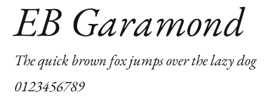 EB Garamond Preview