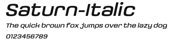 Saturn-Italic Preview