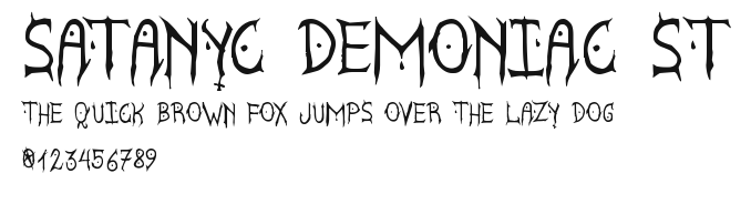Satanyc Demoniac St Preview