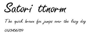 Satori ttnorm Preview