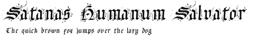 Satanas Humanum Salvator Preview