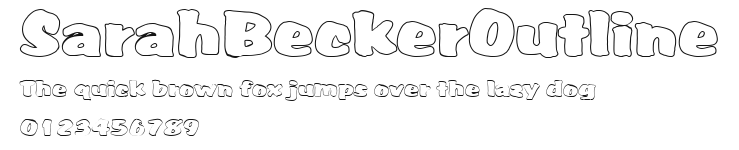 SarahBeckerOutline Preview