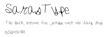 SarasType Preview