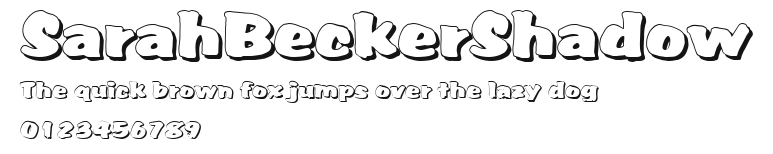 SarahBeckerShadow Preview