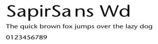 SapirSans Wd Preview