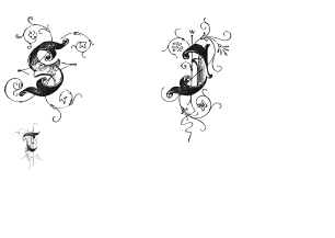 Saraband Initials Preview