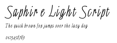Saphire Light Script Preview