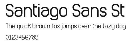 Santiago Sans St Preview