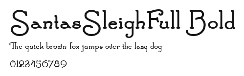 SantasSleighFull Bold Preview