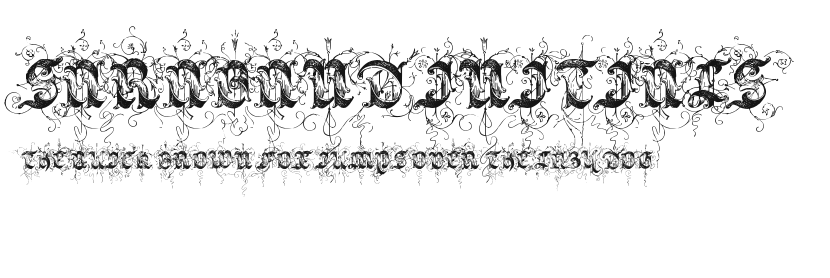 Saraband Initials Preview