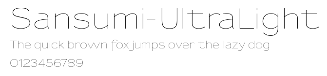 Sansumi-UltraLight Preview