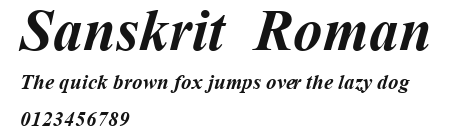 Sanskrit Roman Preview