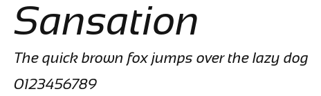 Sansation Preview