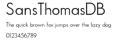 SansThomasDB Preview