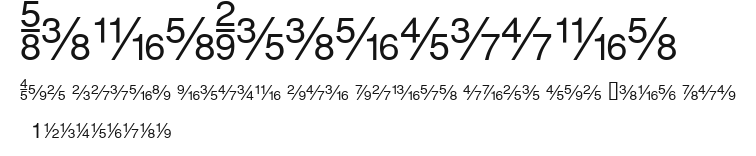 SansFractions Preview