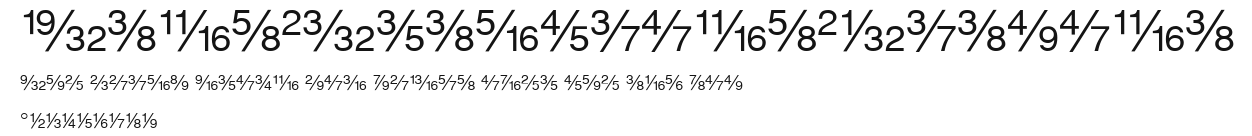 SansFractionsDiagonal Preview