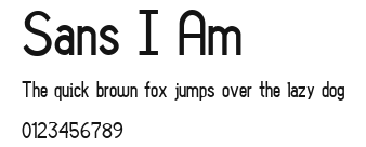 Sans I Am Preview