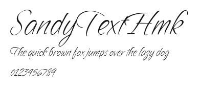 SandyTextHmk Preview