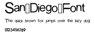 San_Diego_Font Preview