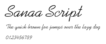 Sanaa Script Preview