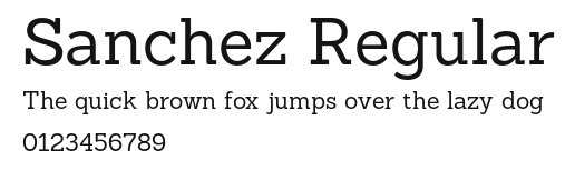 Sanchez Regular Preview
