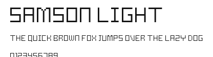 Samson Light Preview