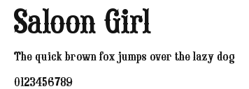 Saloon Girl Preview
