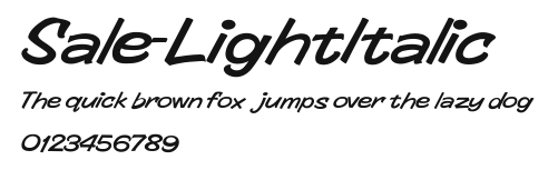 Sale-LightItalic Preview