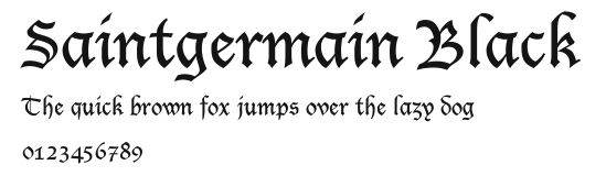 Saintgermain Black Preview