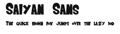 Saiyan Sans Preview